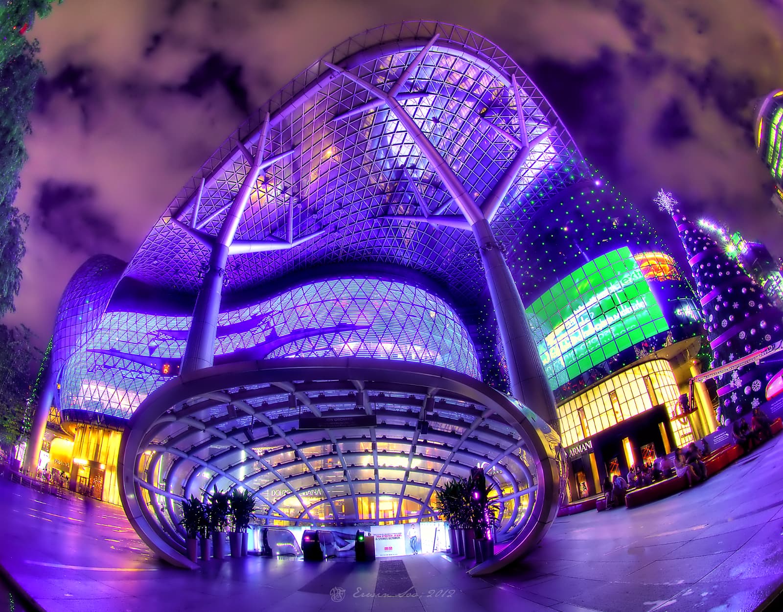 Orchard Road in Singapore, where many aesthetic clinics cluster